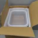 Prep Naturals Glass Meal Prep Containers - Oven, Microwave & Freezer Safe - Leakproof Airtight Glass Storage Containers with Lids - For Food Prep & Lunch - Pack of 5, 36 Oz, Square