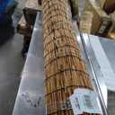 Natural Fencing Rolls, Outdoor Privacy Fence Rolls for Backyard Patio Garden Fencing Decorative with Cable Zip Ties (Coffee, 6x16.4ft)