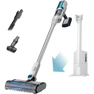 Shark Clean & Empty Cordless Stick Vacuum  Lightweight Cordless with HEPA Filter, Portable, Rechargeable, Auto-Empty System, Stick Vacuum for Pet Hair, Carpets & Hardfloor, White, BU3521