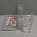 STORi SimpleSort 10-Piece Stackable Clear Drawer Organizer Set | Multi-size Trays | Makeup Vanity Storage Bins and Office Desk Drawer Dividers 