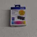 Brother Genuine Standard Yield Color Ink Cartridges, LC1013PKS, Replacement Color Ink Three Pack, Includes 1 Cartridge Each of Cyan, Magenta & Yellow, Page Yield Upto 300 Pages/Cartridge, LC101