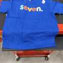 7th Birthday Party Seven Years Old Birthday Boys Girls T-Shirt Small