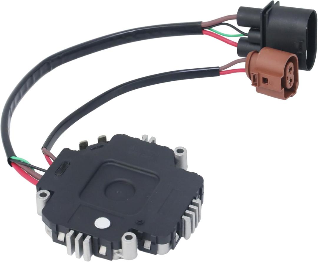 AITKEN Radiator Cooling Fan Control Module Compatible with VW Golf Jetta Passat Rabbit Tiguan CC Eos,Audi A3 