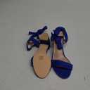 Women's Open Toe Ankle Tie Back Block Heels Sandals US 9
