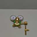 CDL Medium Duty Oxygen Regulator CGA540,Victor Compatible,Easy to Read Dual Scale,Forged Brass Body Bonnet,OEM Compatible Welding Gas Regulator,Large Tank Gauge,Outlet 0-200PSI,Inlet 0-4000PSI,LX65