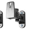 Rockville Pair RHSB4 Wall Mount Swivel Satellite/Bookshelf Speaker Brackets, 33 lbs Capacity, 90-Degree Swivel, 60-Degree Tilt, for Home Theater Enthusiasts