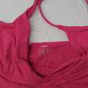 SUUKSESS Women Sexy Deep V Neck Sleeveless Fitted Basic Tops Y2K Tank Top Cami M, Pink
