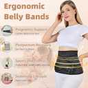 Abdominal Binder Post Surgery Postpartum Belly Band, C-section Belly Binder, Girdle for Postnatal, Adjustable Belly Wrap, Stomach Compression Hernia Belt For Men or Women After Pregnancy, Hysterectomy