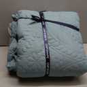 Cmfshape Oversize King Bedspread 120"x120",3 Piece California King Quilt,Lightweight Green Quilt Set for All Season,Modern Coin Pattern Bedding Set