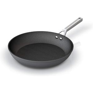 Ninja C30030 Foodi NeverStick Premium 12-Inch Fry Pan, Hard-Anodized, Nonstick, Durable & Oven Safe to 500F, Slate Grey