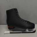 Ice Skates for Women, Adult Figure Skates for Men, Figure Skating Shoes with Velvety Lining for Indoor& Outdoor Rink,Ice Skates  (Black(W Air Cushion))8.5 W