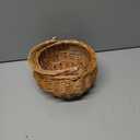 Small Gift Wicker Picnic Basket with Handle,Willow Flower Girl Basket for WeddingsGarden and Home Decor -Wicker Storage Basket-Natural