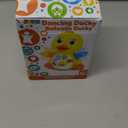 JOYIN Baby Toys Duck, Infant Dancing Crawling Musical Toys 18+ Months, Tummy Time Light Up Learning Duck with Music & Lights, Baby Easter Basket Stuffers Gifts