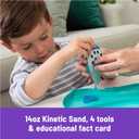 Kinetic Sand, Project Planet Deep Sea with 24oz Sensory Play Sand & Sea Creature Tools, Sustainably Minded Eco Friendly Materials, Holiday Gifts & Stocking Stuffers for Kids Ages 3 and up, One Size