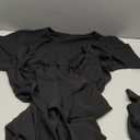 SCOMCHIC Womens Plus Size Wedding Guest Cocktail Midi Dress Summer Short Sleeve Wrap V Neck Belted A-Line Flowy Dress