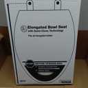 KOHLER 20454-0 Ridgewood Elongated Soft Close Toilet Seat, Quiet Close, Wood Toilet Seat, Home Essentials, White
