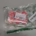 DECORA 6 Pieces Floral Pattern Round Wooden Rubber Stamp for Scrapbooking