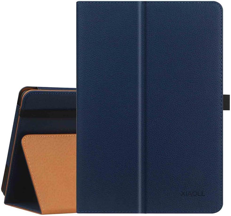 Folio Case for All-New Amazon Fire HD 10 and 10 Plus Tablet (13th/11th Generation, 2023/2021 Release) 10.1" - Slim Fit Standing Cover with Auto Sleep/Wake, Navy Blue
