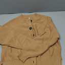 Women's Button Down Cardigan Long Sleeve Crew Neck Sweater Ribbed Hem Casual Knit Coat Spring Fall Outwear, Size M