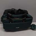 LOVEVOOK Diaper Bag Backpack,Diaper Tote Bag with Insulated Pockets,Baby Bag for Girl Boy with Changing Pad,Large Baby Diaper Bag with Pacifier Case,Anti-Theft Travel Backpack for Women,Black-Green (15.6-Inch)