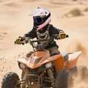 Youth Kids Dirt Bike Helmet for Boys & Girls,F001 Full Face Motorcycle Helmet for Off-Road ATV Street Riding Four Wheeler Mountain Bike with Goggles Gloves,DOT Approved(Pink Flame,M)