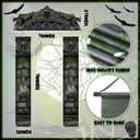 3 Pcs Halloween Cemetery Archway Halloween Cemetery Banners Gothic Outdoor Banners Sign Banner Decorations for Outdoor Party Supplies (Vintage)