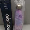 Konokyo Insulated Water Bottles,25 oz Double Wall Stainless Steel Vacumm Metal Flask for Sports Travel,Marble Dawn