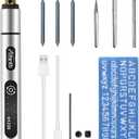 Mini Cordless Engraver Pen Rechargeable Engraving Pen Etching Tool Etcher Kit Set with | Tungsten Carbide Tip | for Metal Glass Wood Plastic