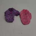 Dog Sweater, Dog Sweaters for Small Dogs, 2 Pack Warm Soft Pet Clothes for Puppy, Medium Large Cat, Dogs Girl or Boy, Dog Shirt for Winter Christmas (Purple+HotPink, XX-Small)