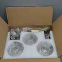 3-Light Gold Kitchen Island Linear Pendant Light, Brushed Gold Dining Room Chandelier with Clear Glass Globe Shades, Modern Linear Island Lighting Fixture Over Table