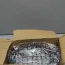 6 Pack Metal Fast Food Oval Baskets, Wire Bread Basket for Serving, Reusable Chip Burger Fruit Vegetables Bowl Storage for Kitchen Table, Restaurants, Snack Bar, 9.5" x 6.3" x 2"