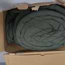 Bedsure Oversized King Comforter Set, Dark Green Soft Prewashed Bedding for All Seasons, 3 Pieces GentleSoft Bed Set, 1 Lightweight Comforter (120"x98") and 2 Pillowcases (20"x36")