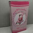 Anivia Baby Doll Collection Doll Stroller Heart Design Gifts for Toddlers and Girls Foldable Doll Stroller, Pink