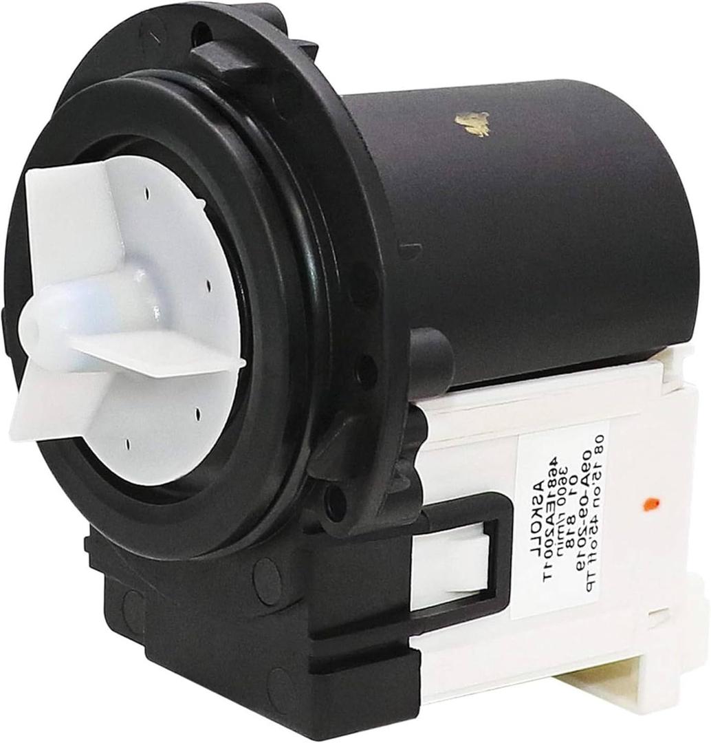 4681EA2001T Washer Drain Pump Assembly Fit for Kenmore/LG Washing Machine wm3670hwa wm3270cw wm2101hw wm3770hva wm3431hs  Replace AP5328388 4681EA1007G 4681EA1007D Drain Pump by AMI PARTS