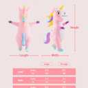 Spooktacular Creations Halloween Inflatable Costume, Full Body Unicorn Blow Up Costume for Adult Holiday Themed Cosplay Party (Pink)