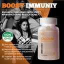 Calcium Magnesium Zinc Gummies with Vitamin D3 & K2 - High Potency Enhanced Absorption -60 Orange Gummies Flavored