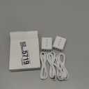 2-Pack 40W Fast Charger,2 Pack USB-C and 2 Pack Type C-C Fast Charging Cable,4-Port PD Power Adapter for iPhone 17/Pro/Pro Max/17 Air/ 16 Series/15 Series,iPad,AirPods,Watch,Samsung and More