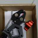 U Lock Holder/Clamp for Kryptonite Heavy Duty Bike Lock - All Metal Securely Flashlight Holder Clip Mount for Bicycle Scooter Lights, No Rattle, Ultra Quiet Ride