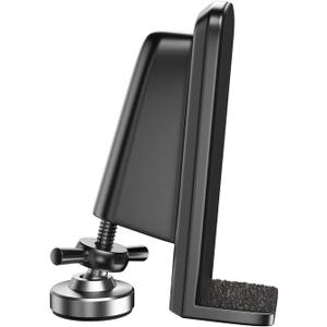 Door Jammer Door Stopper, Portable Door Security Lock for Travel/Apartment/Safety Self Defense/Personal Protection, Aluminum Alloy Anti-Slip Door Lockdown Security Device (Black)