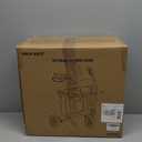 WALK MATE 3 Wheel Rollator Walker with Seat for Slim Seniors, Padded Backrest Lightweight Foldable Travel Walker Ideal for Elderly, 8 Inch Tri-Wheel Modern Mobility Walking Aid Aluminum, Purple