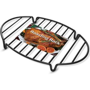 Roasting Rack for Roasting Pan, Heavy Duty Oven Rack Insert for Turkey Roasting Pan, Fit for Oven Cooking (12.4"x 8.5")