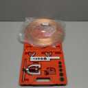 25 ft 3/16" Copper Coated Brake Line Kit +Tube Bender (Includes 16 Fittings and 4 Unions Brake Line Fittings) + Brake Line Double & Single Flaring Tool Kit