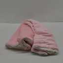 NANPIPER Flannel Blanket Reversible Sherpa Throw Blanket Super Soft Fuzzy Plush Microfiber for Fur Baby/Gift Lightweight(50"x60",Pink)