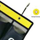 Numbered Cell Phones and Calculator Holder Classroom Pocket Chart Wall Door Hanging Organizer for Sundries (36 Pockets with Digital)