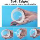 16mm Oval Flanges Breast Pump Parts Compatible with Medela Breast Pumps PersonalFit, Maxflow, Freestyle Flex Swing Maxi Connector
