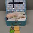 8th Wonder Wooden Bluey Toys Picnic Carrying Case, 30-Piece Picnic Basket Toy with Cutlery and Food Accessories, Outdoor Food Toys for Kids of Ages 3+