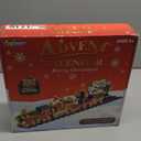 Advent Calendar 2025 Kid & Adult, 1122 Pieces Christmas Train Building Kit with Led Light, 24 Days Christmas Countdown Train Building Blocks Toy Set, Ideal Xmas Gift for Teen Boy