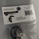 Curtain Rods for Windows 18 to 48 Inches, Adjustable Single Decorative Cafe Rod, Easy to Install Window Curtain Rod with Perfect Leveling and No Measuring, with Cage Finials, Black