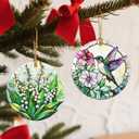 Hummingbird Christmas Ornament Christmas Tree Ornament & Holiday Decor, Perfect Holiday & Xmas Gift for Hummingbird Lovers & Mom, Gift Ideas