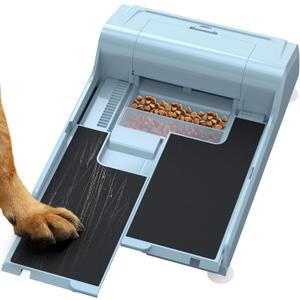 Dog Nail File Toy with 2 Dog Treat Puzzle, Interactive Dog Enrichment Toys for IQ Training, Dog Scratch Pad for Nails, Slow Feeder and 2 Level in 1 Dog Puzzle,Double Anti-Slip Design